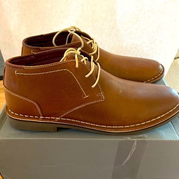 NWT Kenneth Cole Reaction Desert Sun Chukka Boots with extra laces - Picture 3 of 7